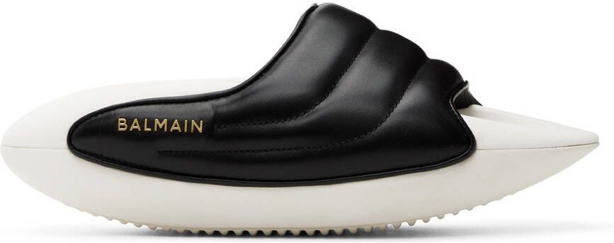 Balmain Black & White B-IT Sandals - Picture 2