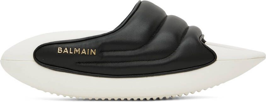 Balmain Black & White B-It Sandals