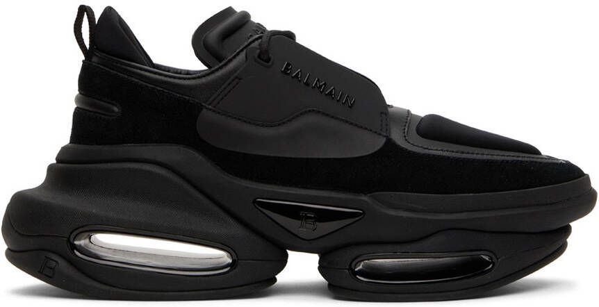 Balmain Black B-Bold Low-Top Sneakers - Picture 5