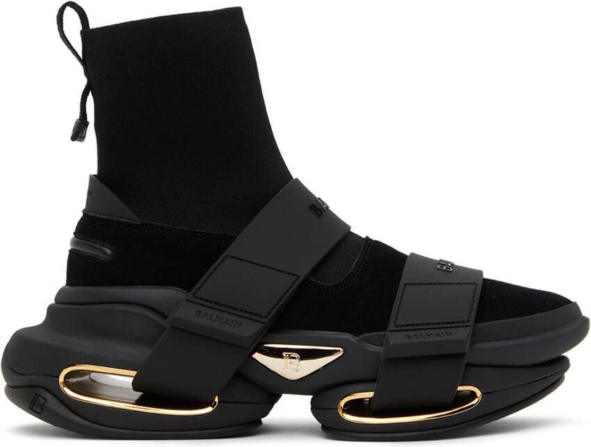Balmain Black B-Bold Sneakers - Picture 5