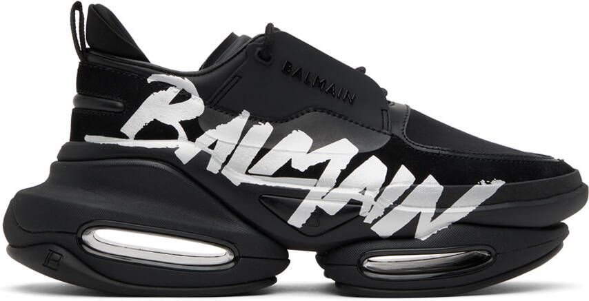 Balmain Black B-Bold Sneakers - Picture 4