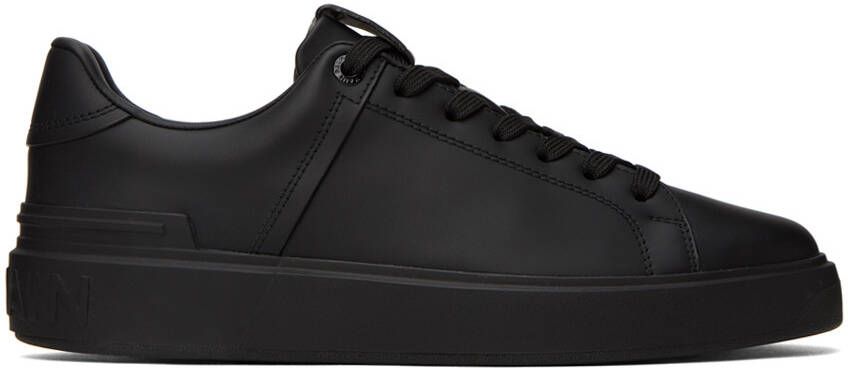 Balmain Black B-Court Sneakers - Picture 5