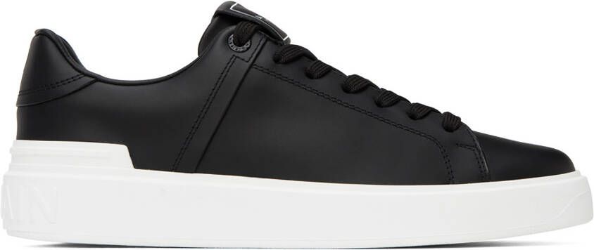 Balmain Black B-Court Sneakers - Picture 5