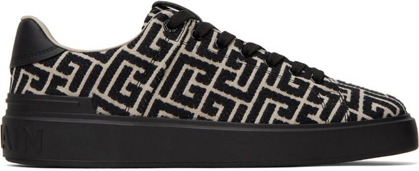 Balmain Black B-Court Sneakers