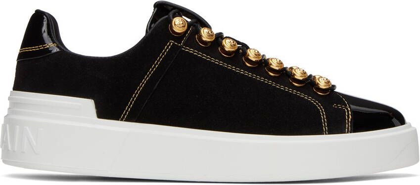 Balmain Black B-Court Sneakers - Picture 5