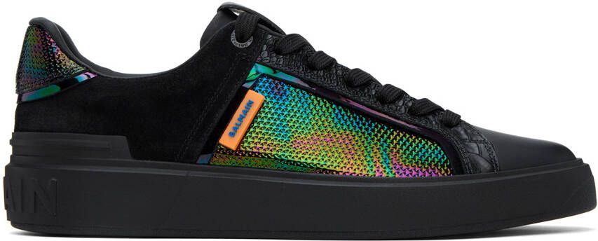 Balmain Black B-Court Sneakers - Picture 5