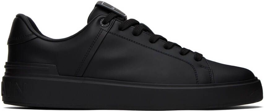 Balmain Black B-Court Sneakers - Picture 4