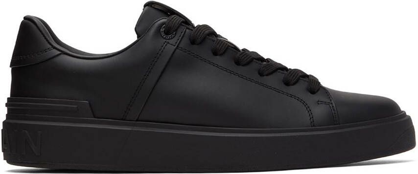 Balmain Black B-Court Sneakrs - Picture 3