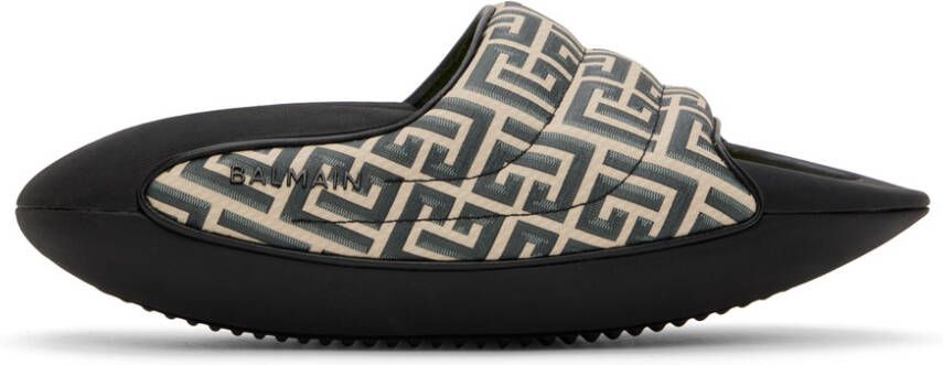 Balmain Black B-IT Sandals