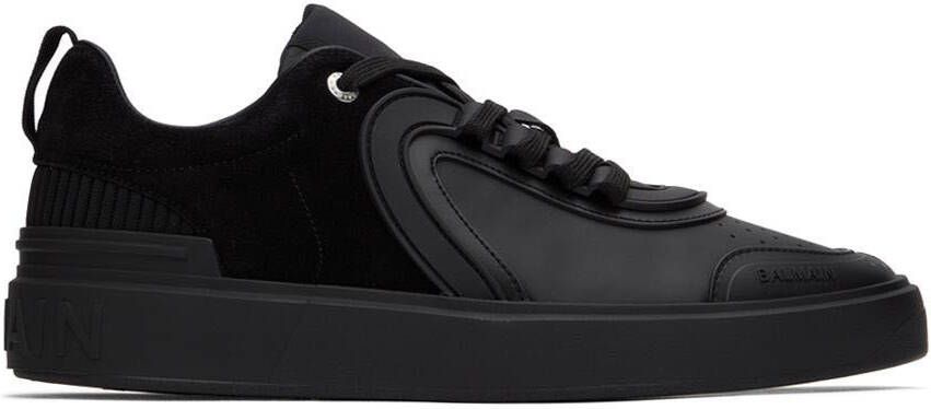 Balmain Black B-Skate Low Sneakers - Picture 5