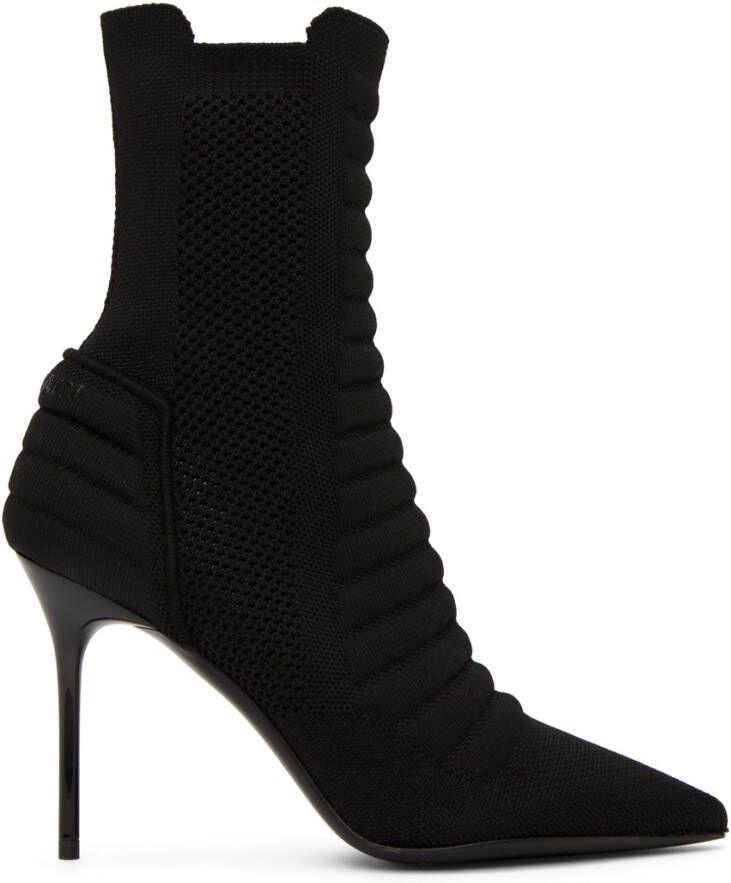 Balmain Black Skye-Biker Boots - Picture 3