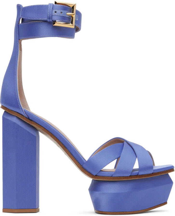 Balmain Blue Ava Sandals