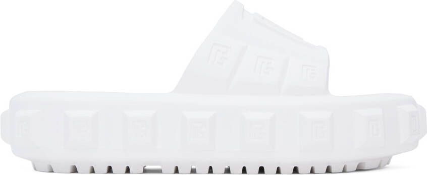 Balmain White Ari Sandals - Picture 4