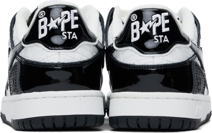 BAPE Black & White Sk8 Sta #5 M2 Sneakers - Picture 5