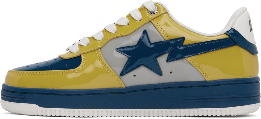 BAPE Blue & Yellow Sta #2 Sneakers - Picture 4