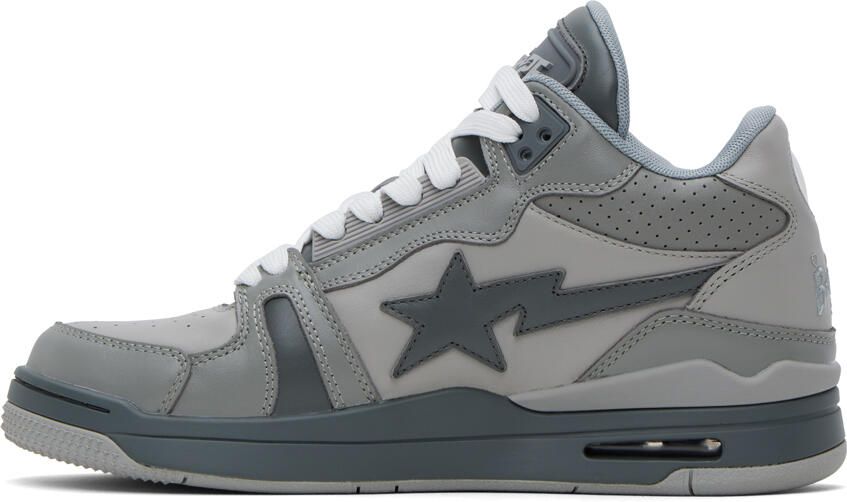 BAPE Gray SK8 STA #1 M1 Sneakers - Picture 3
