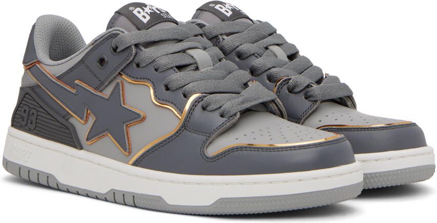 BAPE White SK8 STA #3 Sneakers - Picture 4