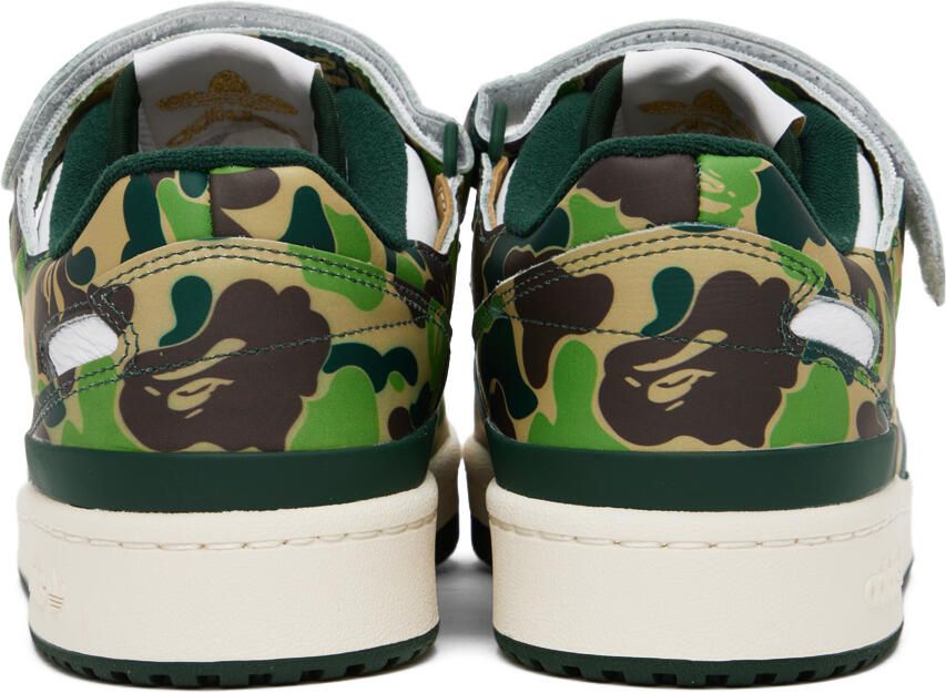 BAPE Blue & White adidas Edition Forum 84 Low Sneakers - Picture 2