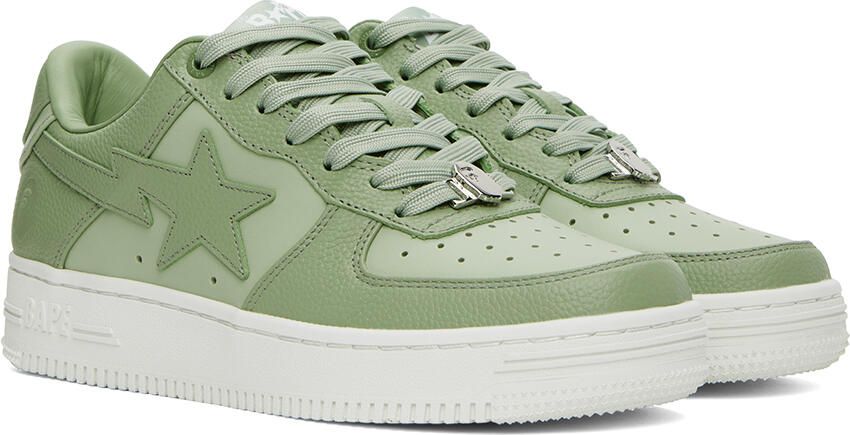 BAPE Green Sta #9 Sneakers - Picture 2