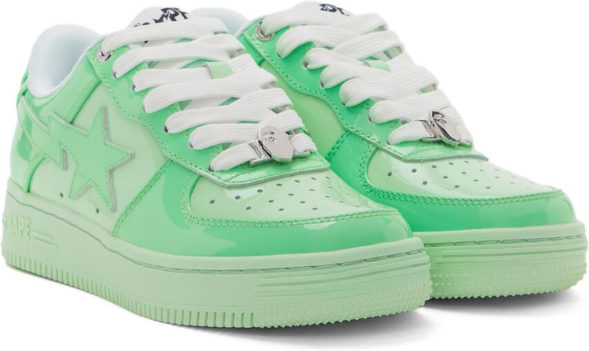 BAPE Green STA Sneakers - Picture 2