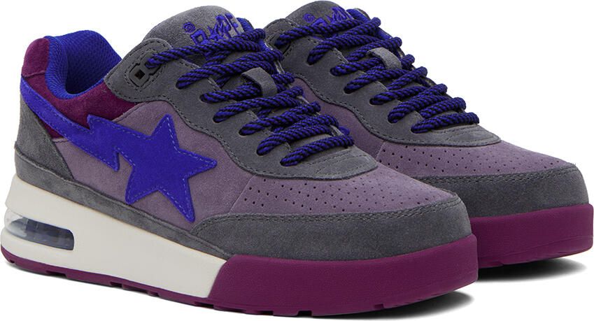 BAPE Blue & Gray Road Sta #1 M2 Sneakers - Picture 2