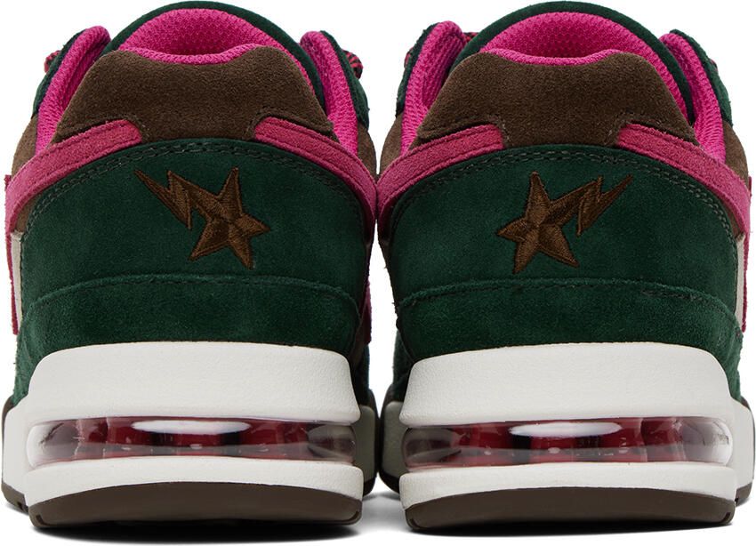 BAPE Green & Pink Road Sta #1 M2 Sneakers