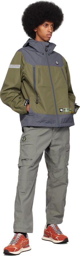 BAPE Orange & Gray Road Sta Express Sneakers - Picture 4