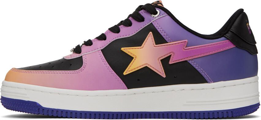 BAPE Purple & Black STA #7 M2 Sneakers - Picture 3