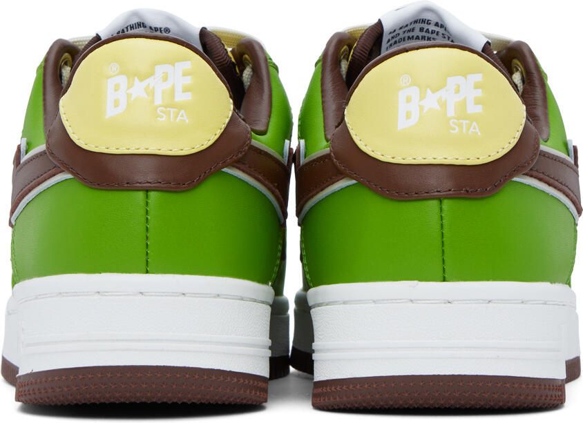 BAPE SSENSE Exclusive Green Sta Sneakers
