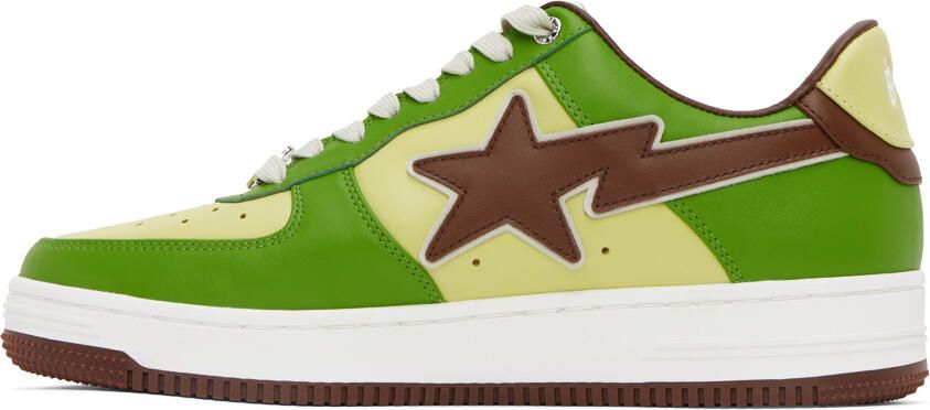 BAPE SSENSE Exclusive Green Sta Sneakers - Picture 3