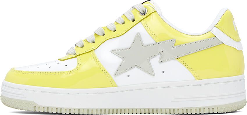 BAPE SSENSE Exclusive Yellow Sta Sneakers - Picture 3
