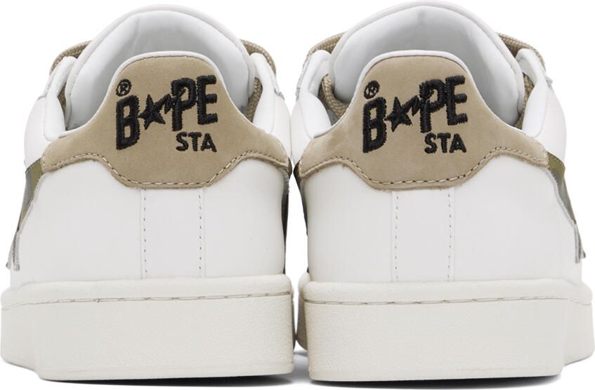 BAPE White Skull Sta M1 Sneakers