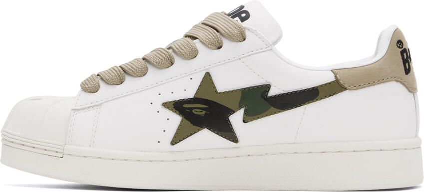 BAPE White Skull Sta M1 Sneakers - Picture 3