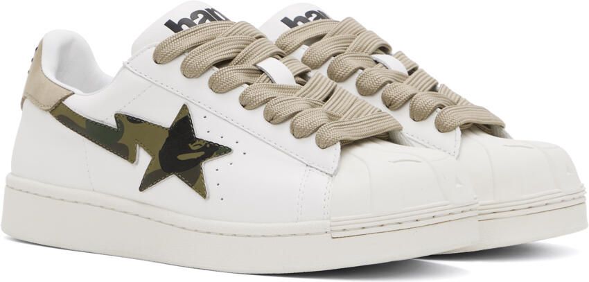 BAPE White Skull Sta M1 Sneakers - Picture 2