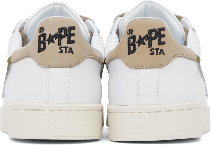 BAPE White Skull Sta M1 Sneakers