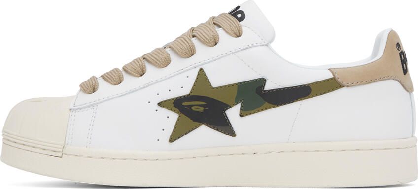 BAPE White Skull Sta M1 Sneakers - Picture 3