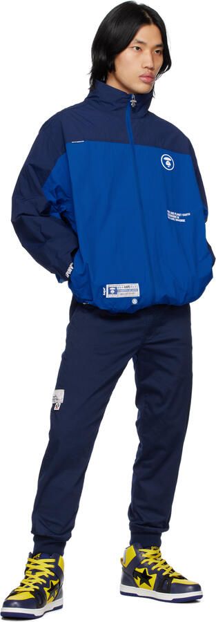 BAPE Yellow & Navy Sta 93 Hi Sneakers - Picture 4