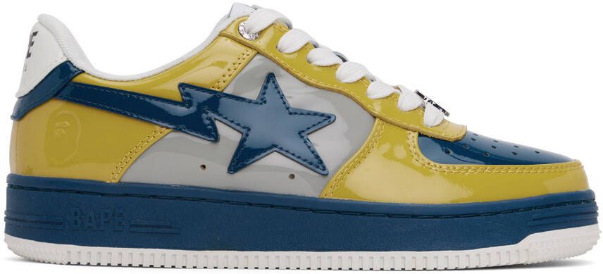 BAPE Blue & Yellow Sta #2 Sneakers - Picture 3
