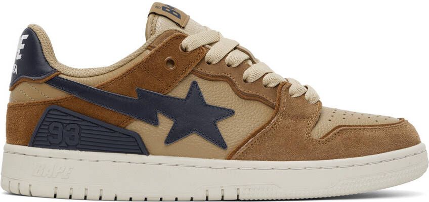 BAPE Brown & Navy SK8 Sta #4 M1 Sneakers