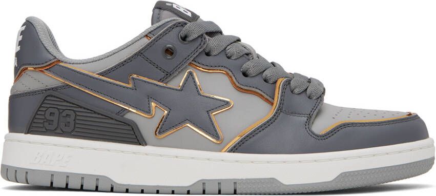 BAPE White SK8 STA #3 Sneakers - Picture 10