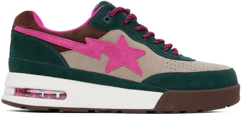 BAPE Green & Pink Road Sta #1 M2 Sneakers - Picture 7
