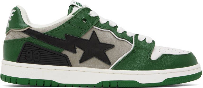 BAPE Green SK8 Sta #1 Sneakers - Picture 4
