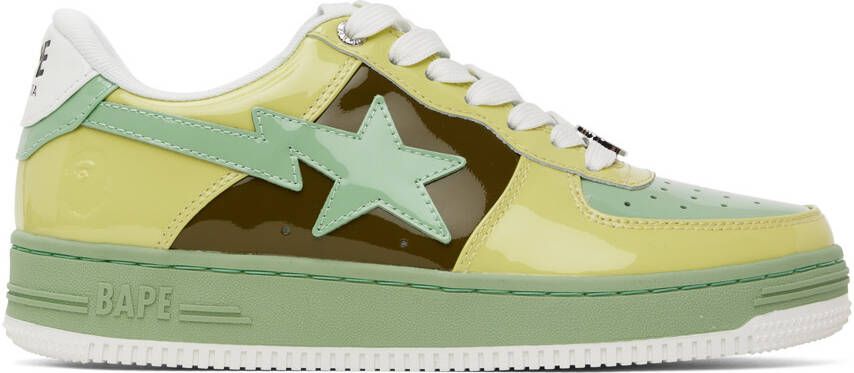 BAPE Blue & Yellow Sta #2 Sneakers - Picture 5