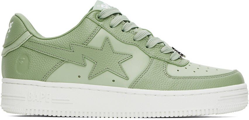 BAPE Green Sta #9 Sneakers - Picture 5