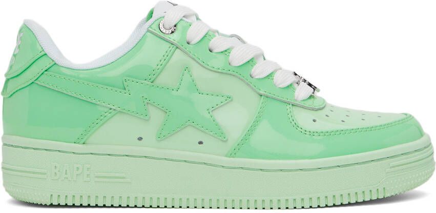 BAPE Green STA Sneakers - Picture 4