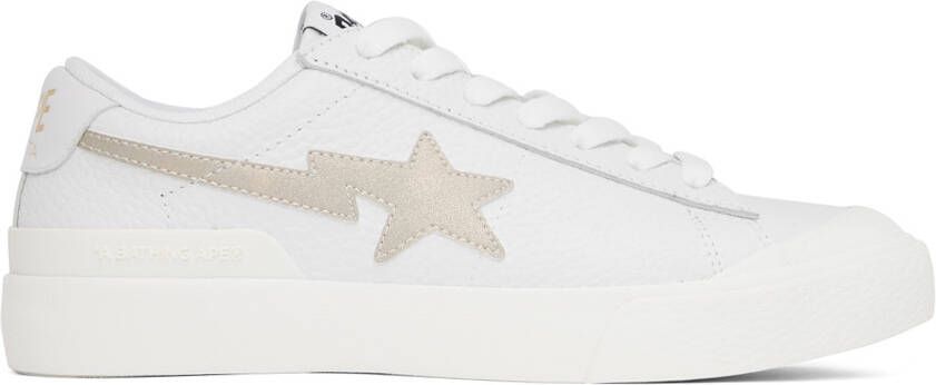 BAPE White Mad Sta #1 Sneakers - Picture 5