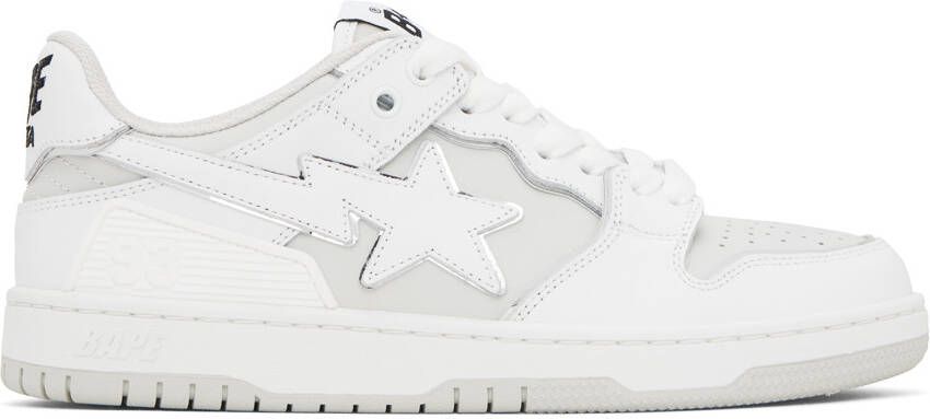 BAPE White SK8 STA #3 Sneakers - Picture 5