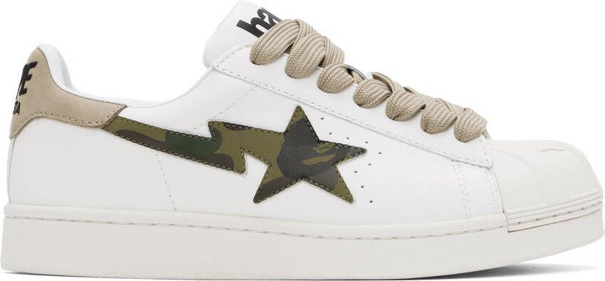 BAPE White Skull Sta M1 Sneakers - Picture 4
