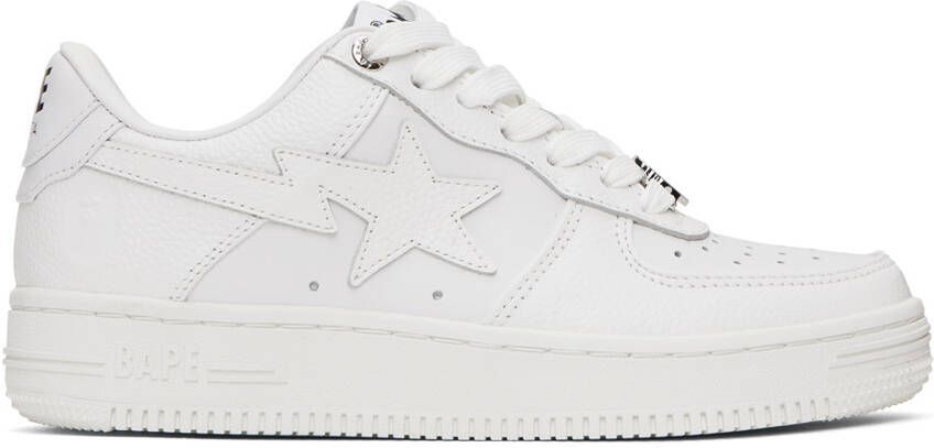 BAPE White STA #6 Sneakers - Picture 5
