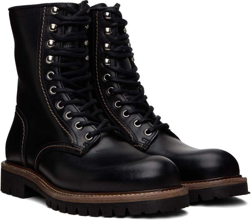 Belstaff Black Marshall Boots - Picture 2
